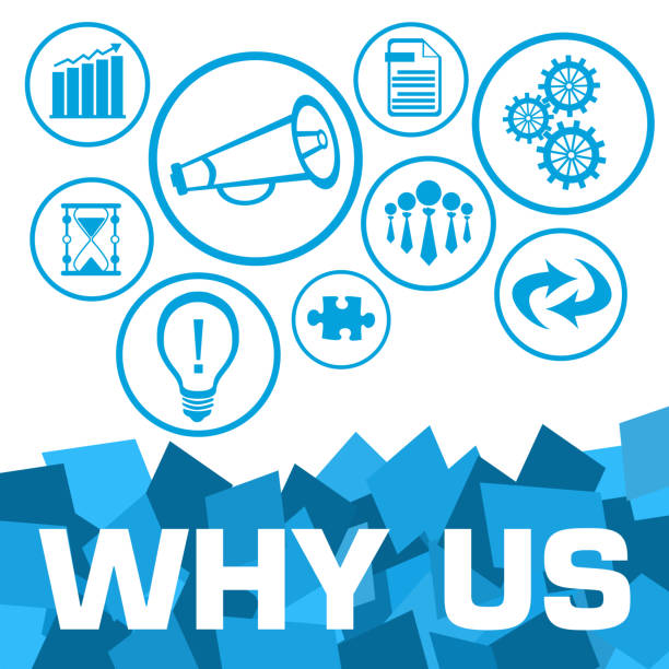 why us concept image with text and related symbols.